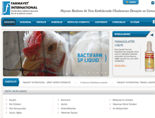 Tablet Screenshot of farmavet.com.tr